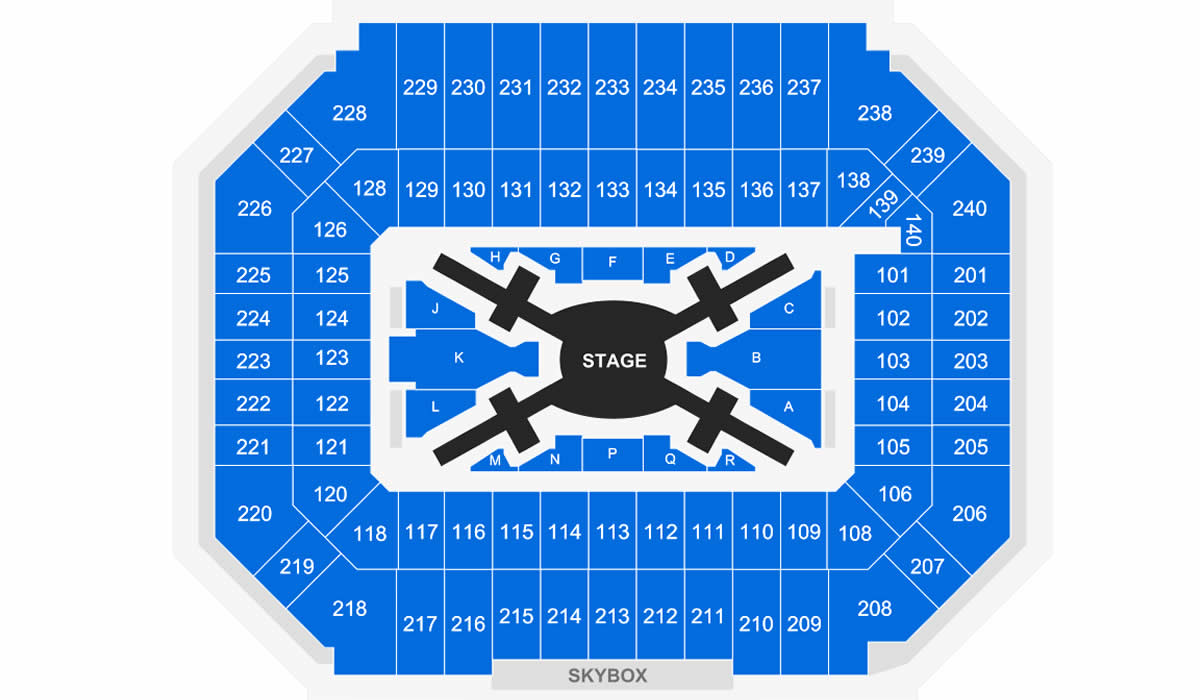 Stanford Stadium seating plan